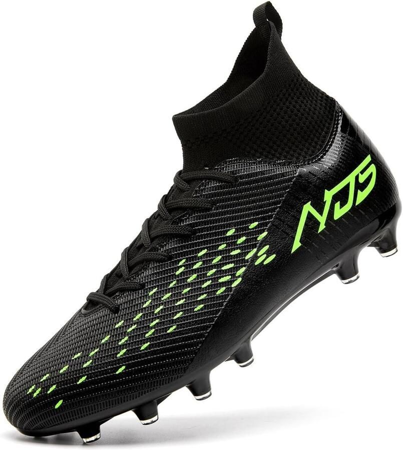 Voetbalschoenen Zwart EU High Top Professionele Voetbalschoenen Voor Heren en Jongeren