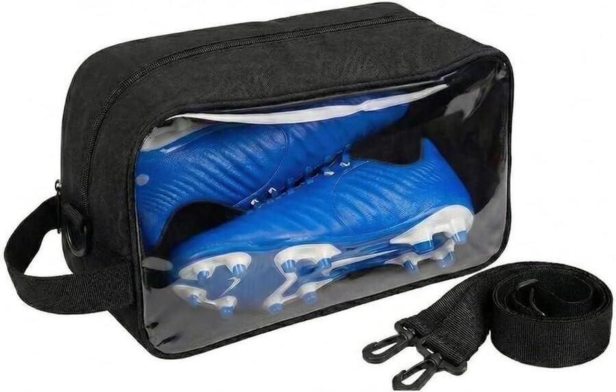Voetbalschoenentas Waterbestendig Schoenentas Sporttas Schoenen Opbergen Geurbestendige Voering 34 x 14 x Zwart