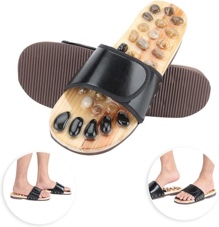 Voetmassage Slippers Acupunctuur Sandalen voor Ontspanning en Gezondheidszorg Reflexologie Mat Massage Tools