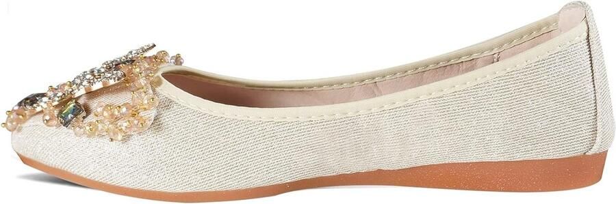 Vouwbare Dames Pumps voor Bruiloft Elegante Ballet Flats met Strass Draagbare Slip-On Loafers voor Feestjes en Speciale Gelegenheden