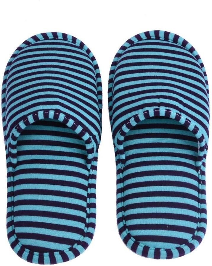Dailygoods- Reisslippers Vouwbaar Heren Slippers Katoen EVA Antislip Indoor Slippers Lichtgewicht Geschikt voor reizen