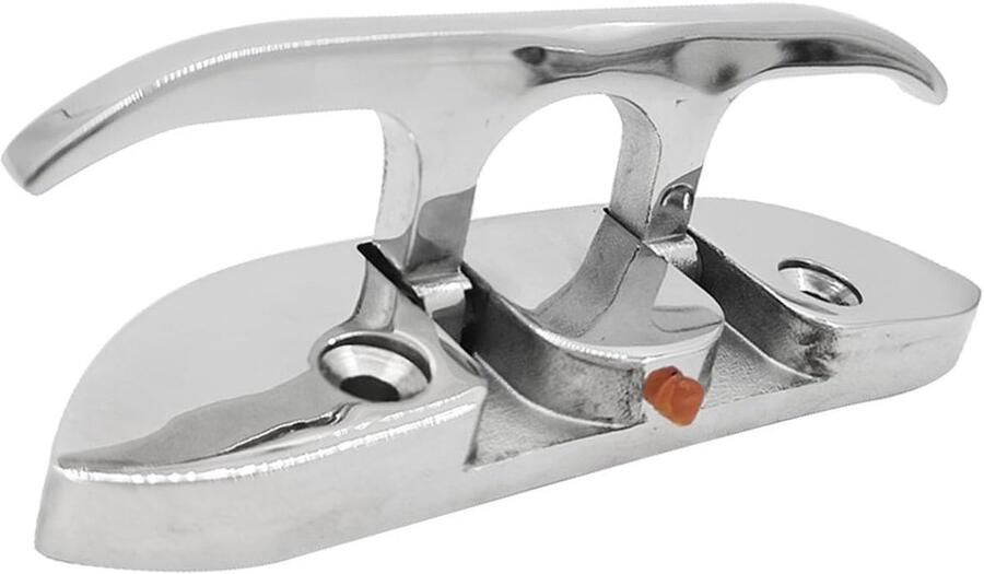 Vouwbare Schoenplaatje Verankeringspunt Boot Maritiem Gebruik Roestvrij Staal 316 6 Inch Zilver