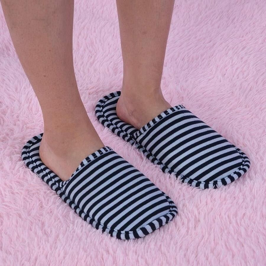 Vouwbare Slippers voor Binnen en Buiten Comfortabel Antislip en Herbruikbaar Ideaal voor Thuis Hotel en Reizen met Opbergtas Unisex Design