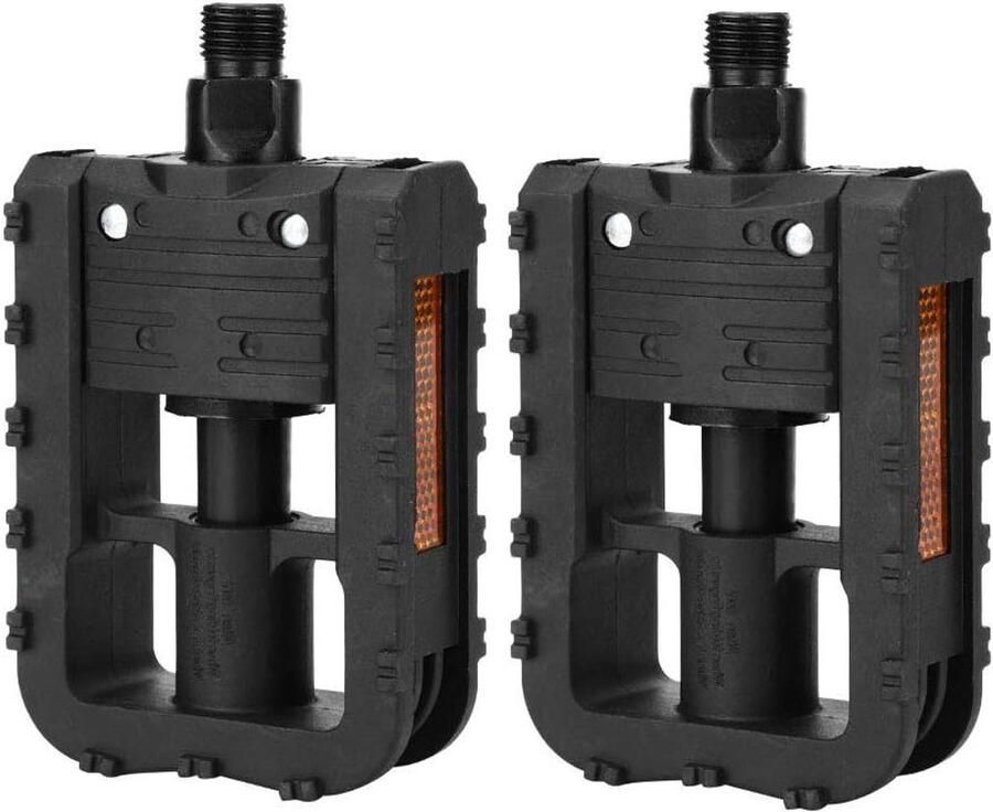 Vouwfiets Fietspedalen Outdoor Fietsaccessoires Veilig Fietsen Compact Opvouwbaar Ontwerp 432 Gram Zwart