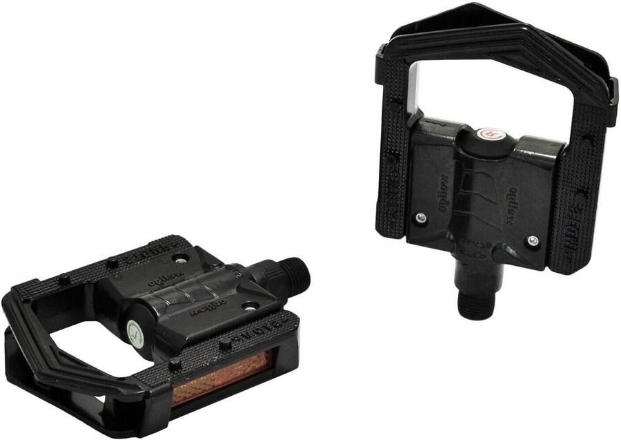 Vouwpedalen Fietsaccessoires Fietsen Onderhoud Aluminium Constructie 105x84mm Zwart