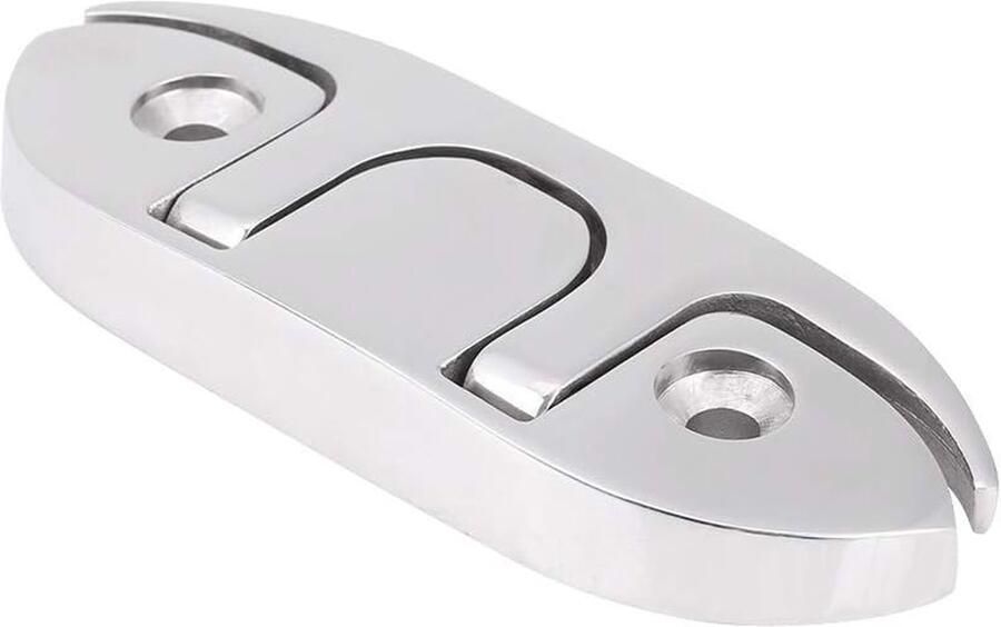 Vouwschoenplaatje Boot Dek Bolder Aanleggen Kajak 316 RVS 4-1 2 Inch Zilver