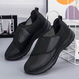 Vrijetijdsschoenen voor en lichte wandelschoenen slip-on sneakers ade de mesh-gymschoenen comfortabele sportschoenen antislip loopschoenen zomerschoenen