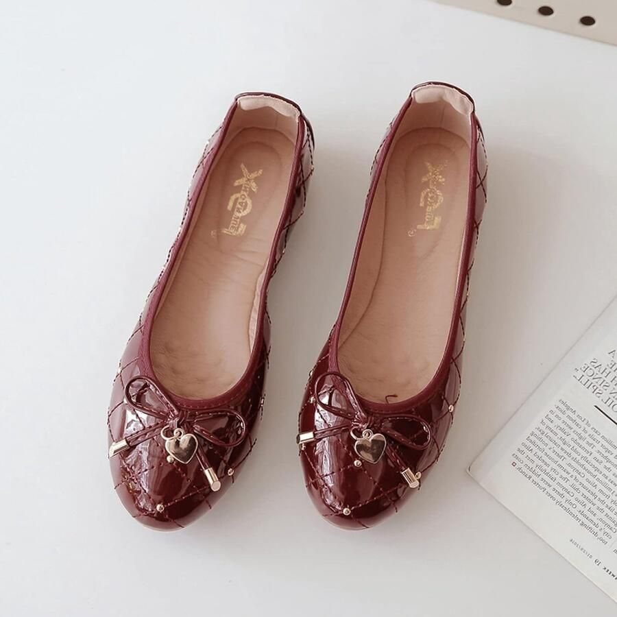 Vrouwen Ballerina's met Strikdecoratie Comfortabele Casual Flats voor Elke Gelegenheid
