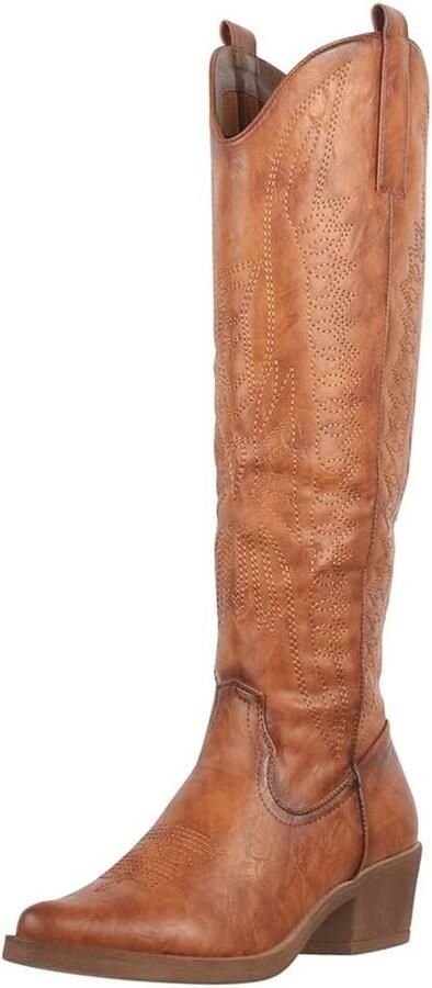 Vrouwen Cowboylaarzen en Bikerlaarzen in Chunky Stijl