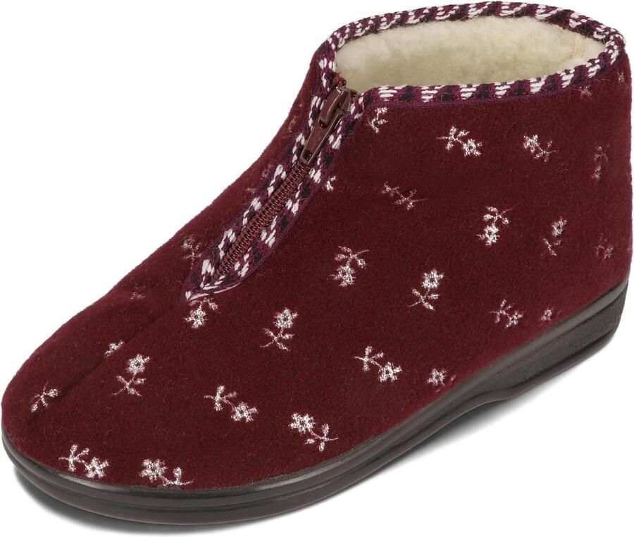 Warme Vilt Slippers met Wol Unisex Slippers 36-46