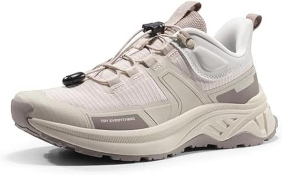 Vrouwen Lichtgewicht Wandelschoenen met Snelsluiting Lage Hiking Schoenen voor Buiten