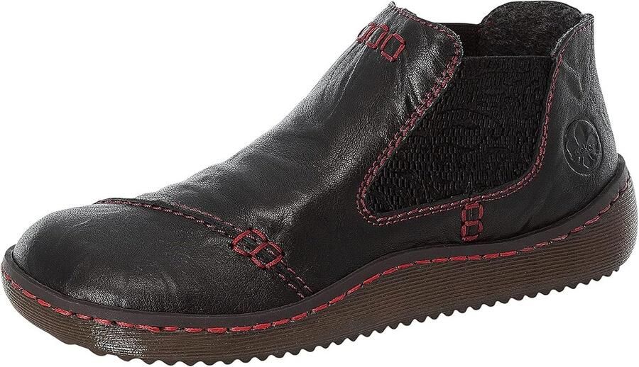 Vrouwen Mode Chelsea Boots in Zwart Leer
