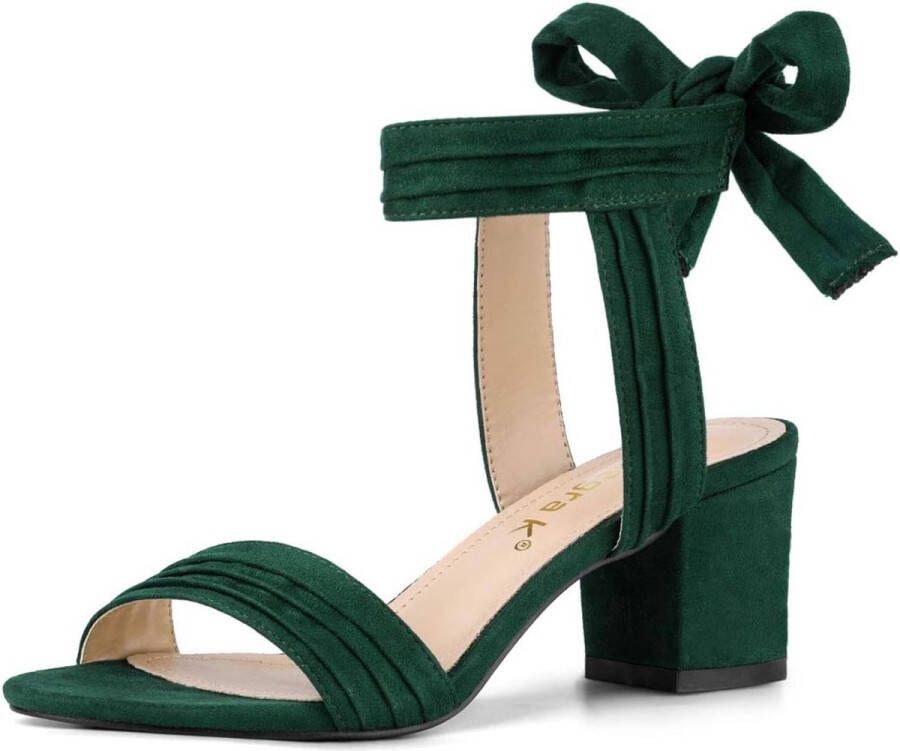 Vrouwen open teen enkelband terug blok hakken sandalen comfortabele damesmode trendy zomerfootwear
