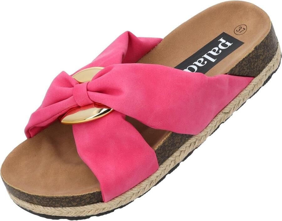 Vrouwen Sandalen met Slingback en Hak Mode Espadrilles in Roze Comfortabele Open Schoenen