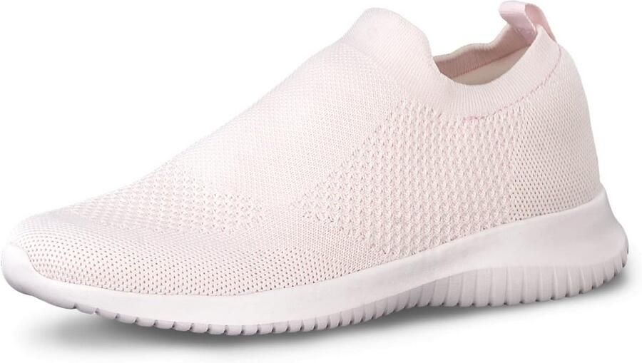 Vrouwen Slipper met Ruime Pasvorm en Witte Afwerking