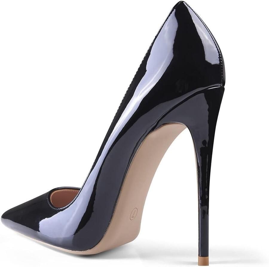 Vrouwen Stiletto Hoge Hak Sexy Puntschoen Slip Op Hof Schoenen Party Prom Bruiloft Hakken