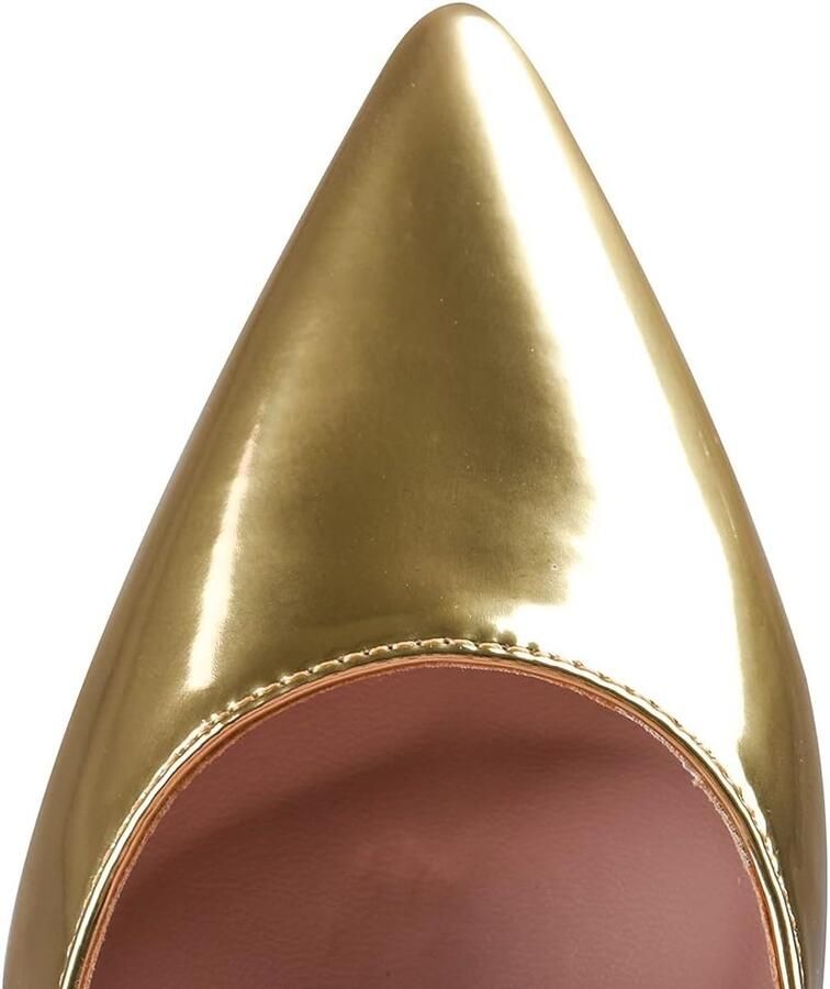 Vrouwen Stiletto Hoge Hak Sexy Puntschoen Slip Op Hof Schoenen Party Prom Bruiloft Hakken