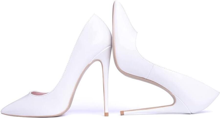 Vrouwen Stiletto Hoge Hak Sexy Puntschoen Slip Op Hof Schoenen Party Prom Bruiloft Hakken