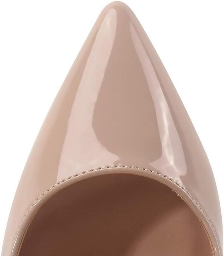 Vrouwen Stiletto Hoge Hak Sexy Puntschoen Slip Op Hof Schoenen Party Prom Bruiloft Hakken