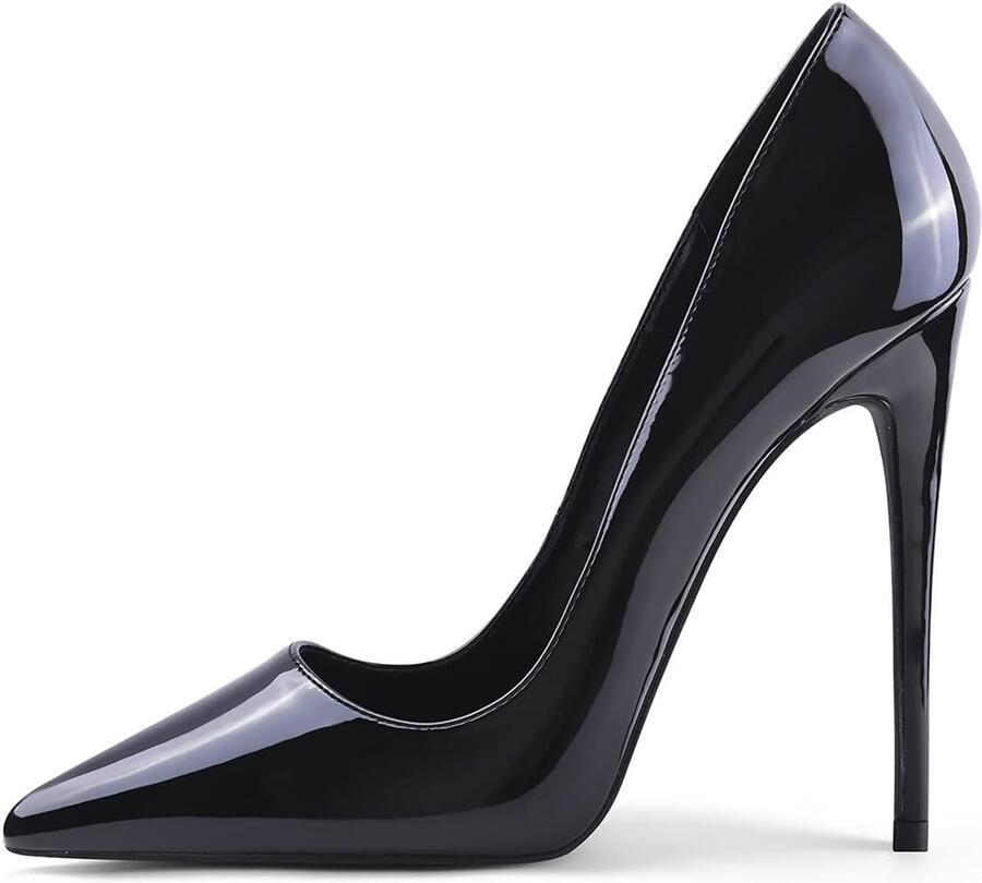 Vrouwen Stiletto Hoge Hak Sexy Puntschoen Slip Op Hof Schoenen Party Prom Bruiloft Hakken