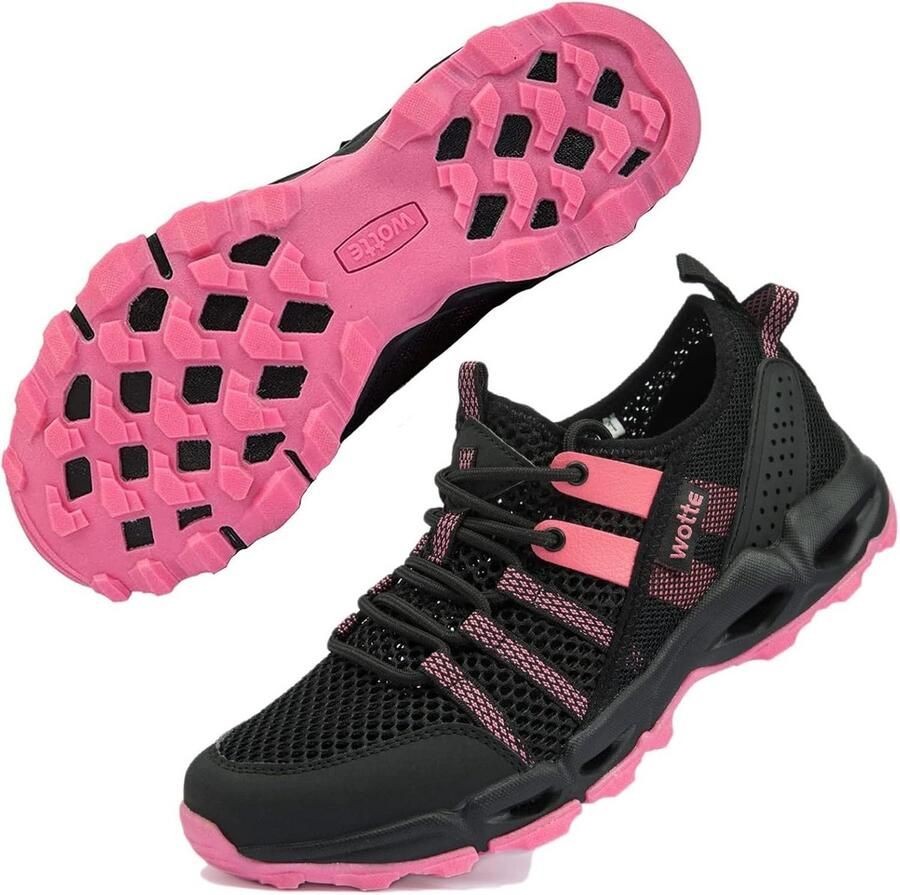 Vrouwen Wandelschoenen Lichtgewicht Ademend Mesh Zomer Outdoor Sportschoenen met Ventilatie en Antislip Zool 36-44