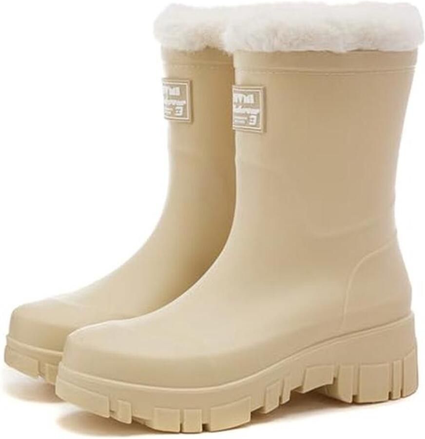 Vrouwen Waterdichte Wellington Boots Ademend Mode en Antislip Tuinschoenen voor Regen