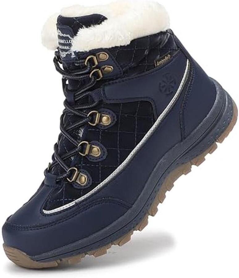 Vrouwen winterlaarzen voor buiten geïsoleerde enkellaarsjes en wandelschoenen