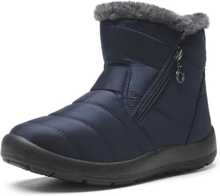 Vrouwen Winterlaarzen Waterdicht en Warm Voering Korte Schoenen voor Sneeuw