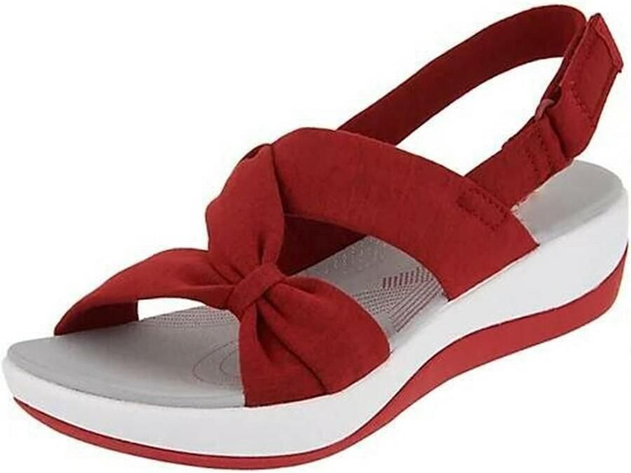 Vrouwen Zomerse Plat Sandalen Strand Schoenen met Verstelbare Enkelsluiting en Dikke Zool voor Comfort en Steun