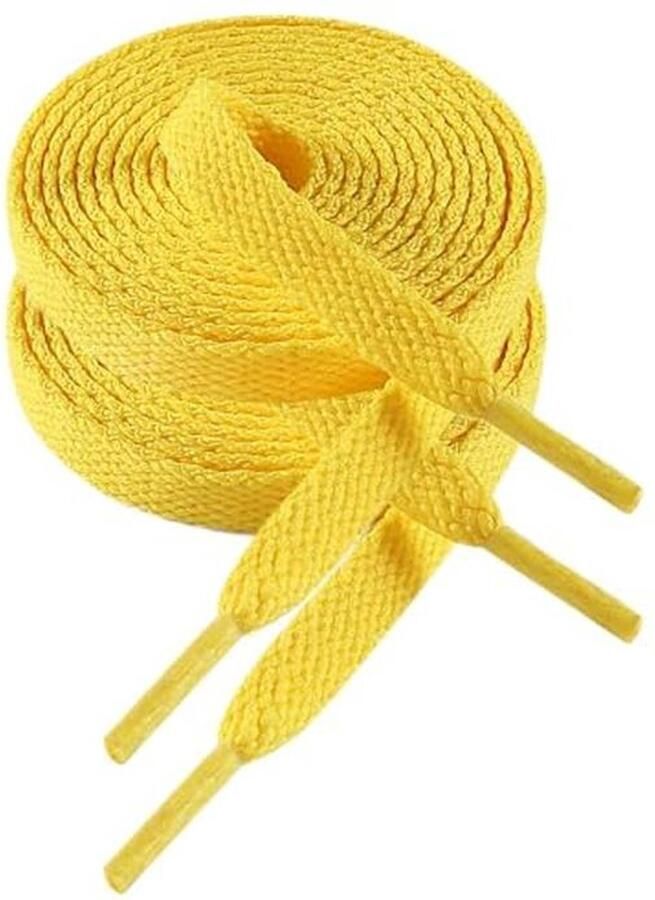 VSUDO Platte Schoenveters voor Sneakers Hoogwaardige 8mm Breedte Sneakers Veters Geschikt voor Schoenen met Veters of Schoenveters