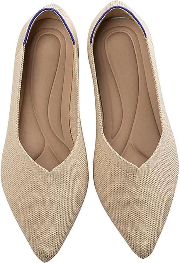 Solidchoice Dailygoody Dames Ballet Flats Casual Schoenen Zwart Beige Rood Comfortabele Instappers Geschikt voor Elke Gelegenheid Ballerina's