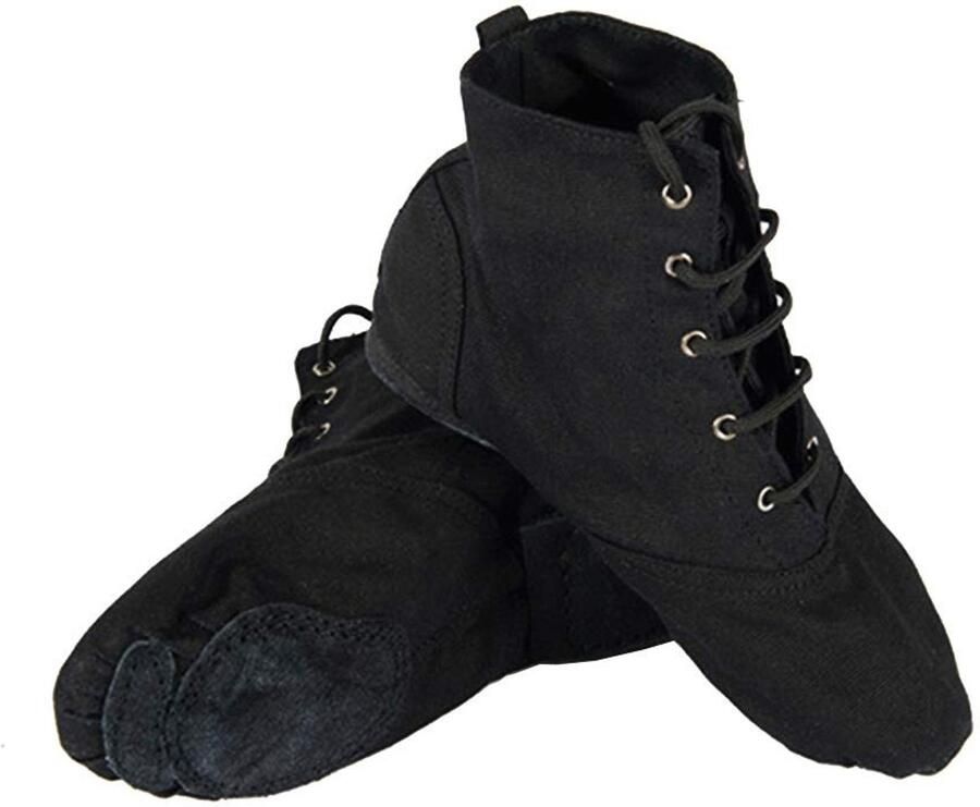 ONF3 Jazz Schoenen Dansschoenen voor Vrouwen Stijlvol en Comfortabel Zwart Ballet Flats Perfect voor Modern Jazz en Ballet Geschik
