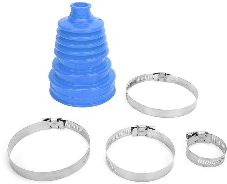 Vt s Universele Siliconen Homokineethoes Stofkap voor CV-laars Blauw Klemkit voor constante snelheid Rubber materiaal Ideaal voor a