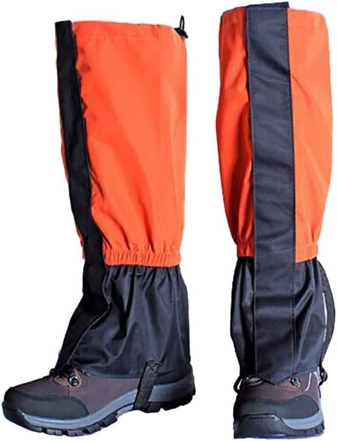 Wandel Beenhoezen Sneeuw Gaiters Buiten Bescherming Waterdicht Nylon Hoog Oranje