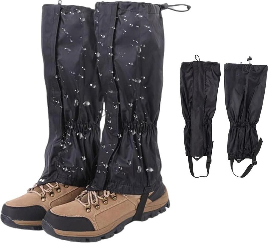 Wandel beenkappen Outdoor beenkappen Bescherming tegen beten Verstelbaar en robuust hoogte Zwart