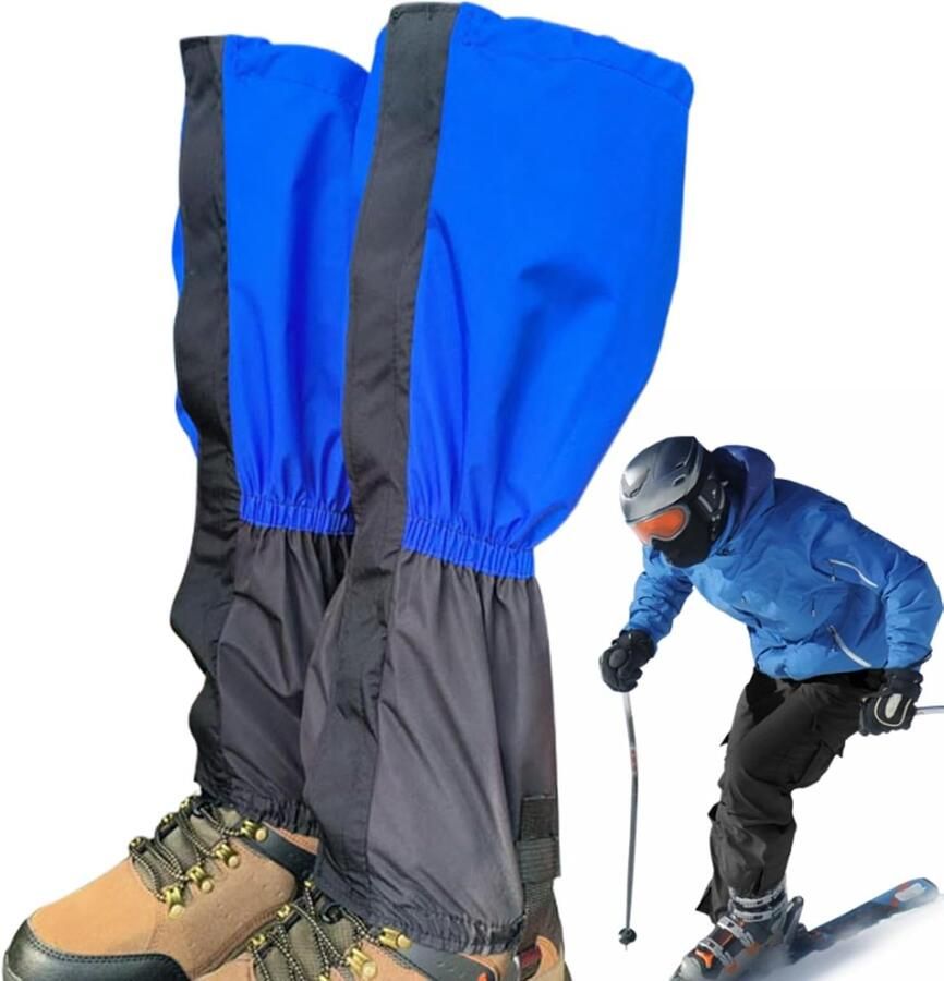 Wandel Beenkappen Schoenbeschermers Gaiters Buiten Activiteiten Volledig Waterdicht Hoog Blauw