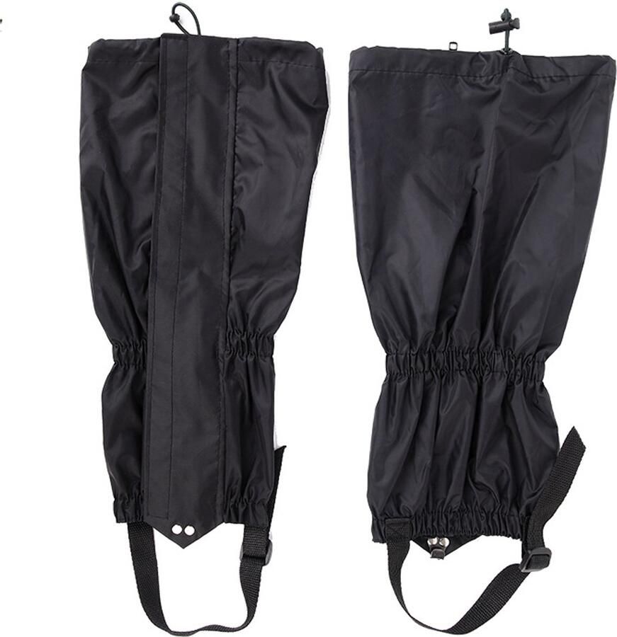 Wandel Gaiters 1 paar Gamaschen Beenkappen Schoenovertrek beenbedekking Wandelschoenen Accessoires Zwart Verstelbare Maximale beenomtrek is Waterdicht Winddicht