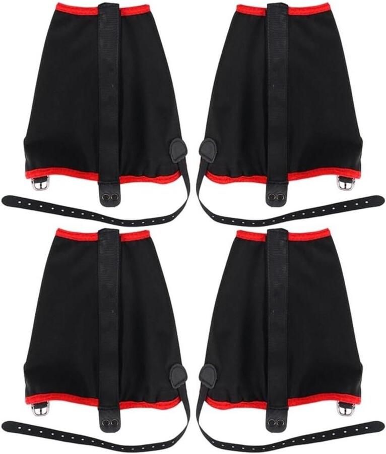 Wandel Gaiters Beenbekleding Outdoor Terrein Bescherming Zand Modder Sneeuw Blokkerend Hoogte Zwart