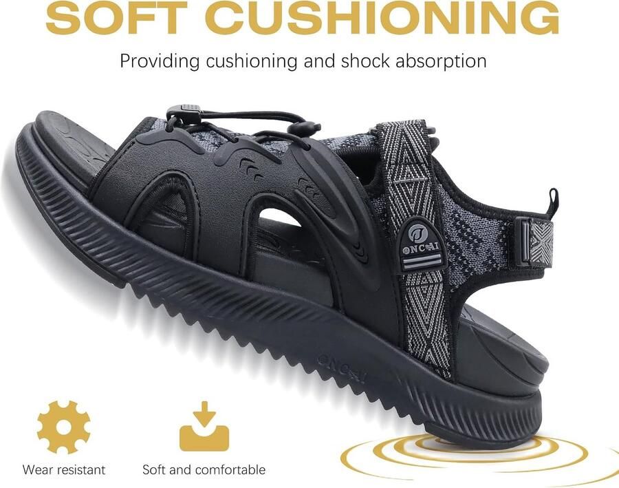 Wandelsandalen Vrouwen Sport Sandalen Dames met Orthopedische Voetbed voor Plantaire Fasciitis Outdoor Atletische Waterschoenen Vrouwen met Verstelbare veters