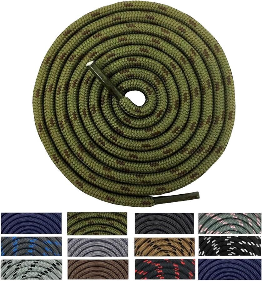 Stevige Wandelschoen Veters Duurzame Schoen Veters Outdoor Avontuur Trek-geteste Taaiheid Groen Bruin