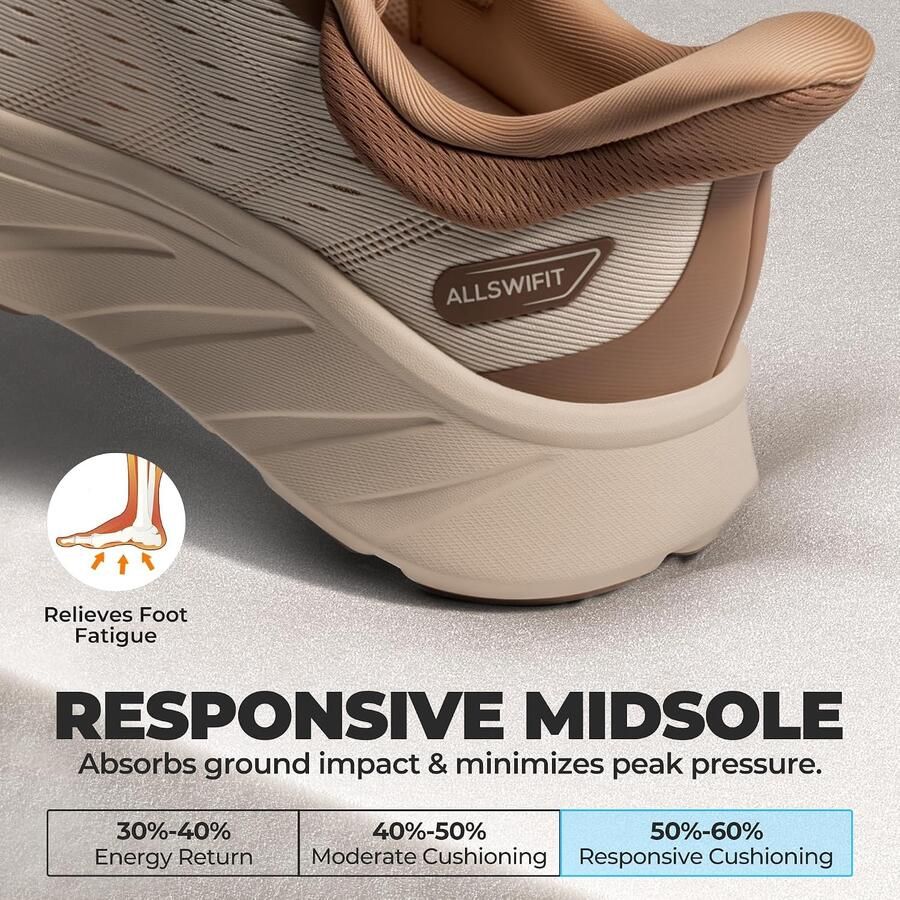 Wandelschoenen 39.5 EU Beige Khaki Antislip Comfortabel voor workouts ShopVlot