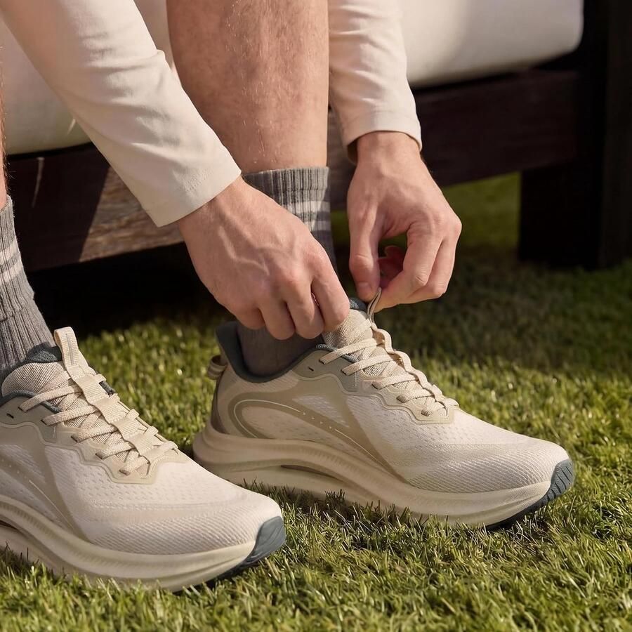 Wandelschoenen 40 EU Beige Groen Antislip Ademend Comfortabele Training ShopVlot