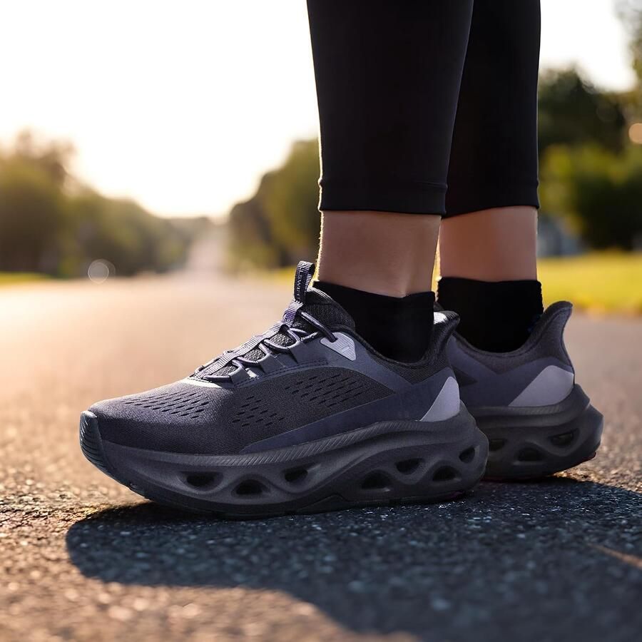 Wandelschoenen Dames 40 EU Donkerpaars Handsfree Comfortabel voor sportieve activiteiten ShopVlot