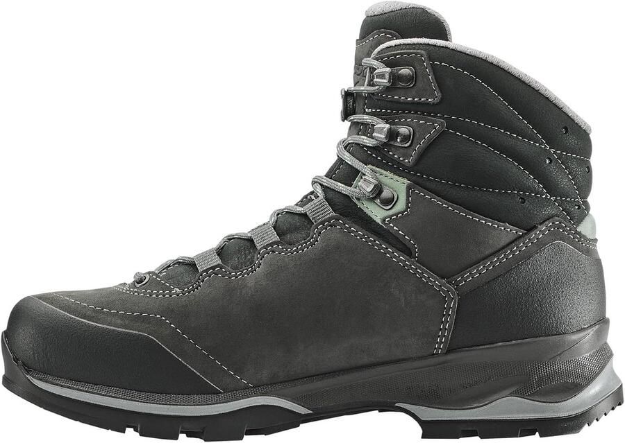 Wandelschoenen Dames Outdoor Schoenen Lange Trektochten Waterdicht Ademend Smal Pasvorm Grafiet Jade