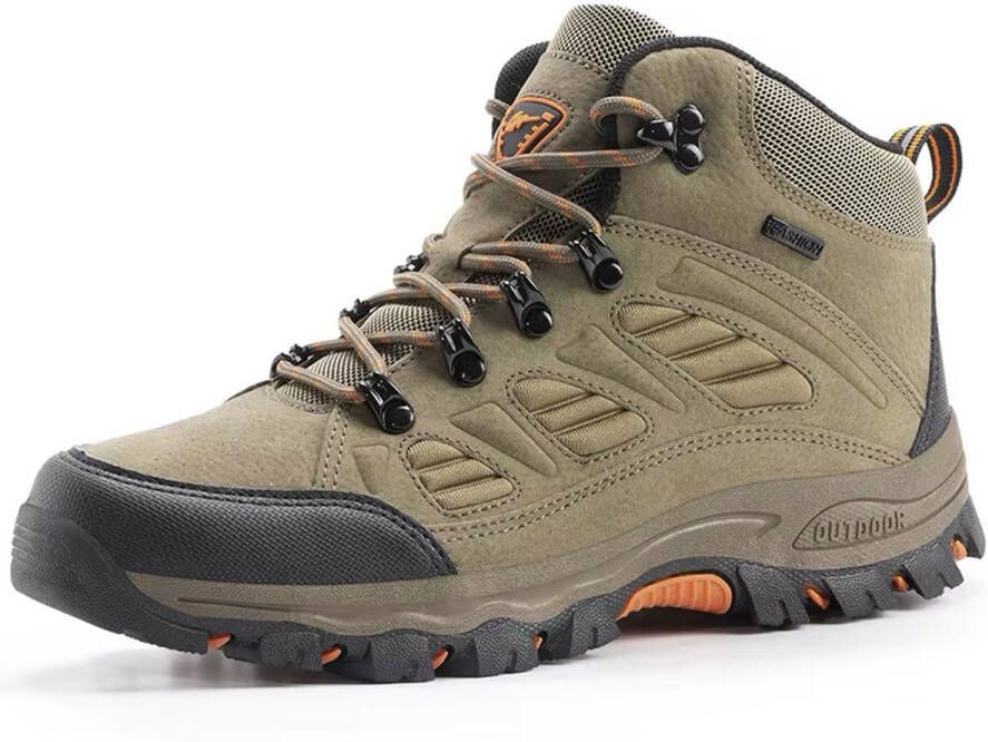 Wandelschoenen Heren Hiking Bergschoenen khaki