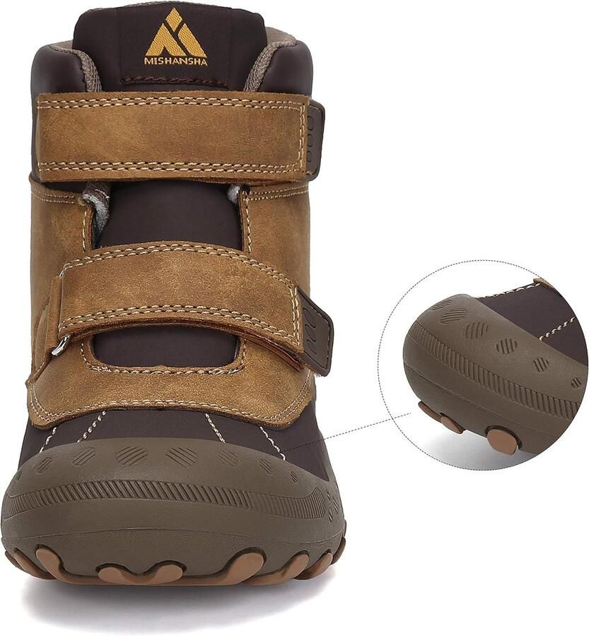 Hiking schoenen 27 EU bruin lichtgewicht anti-slip trekking ShopVlot