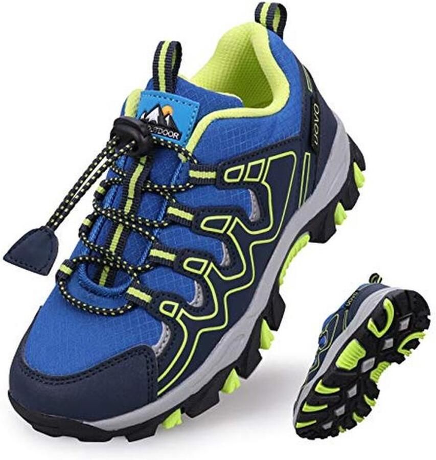 Wandelschoenen Kinderen Outdoor Sneakers voor Jongens Zwarte Trekking Sportschoenen