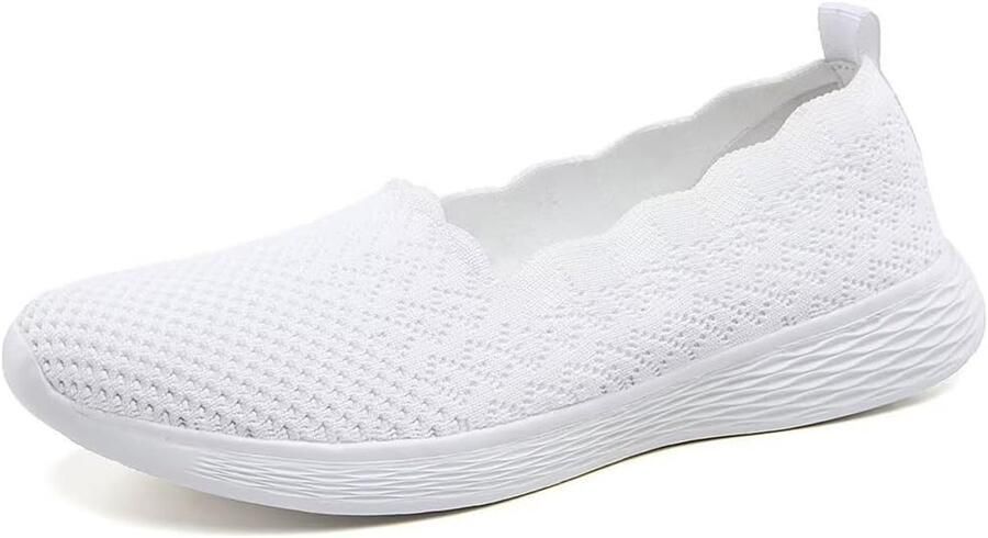 Wandelschoenen Lichtgewicht Knit Slip op Mesh Comfortabele Barefoot Minimalistische Sneakers