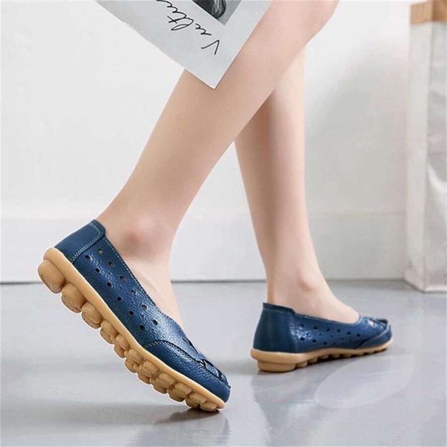 Wandelschoenen voor Dames Comfortabel Grijs Lichtgewicht Ademend Geschikt voor Outdoor Activiteiten Waterdicht Grijs Blauw