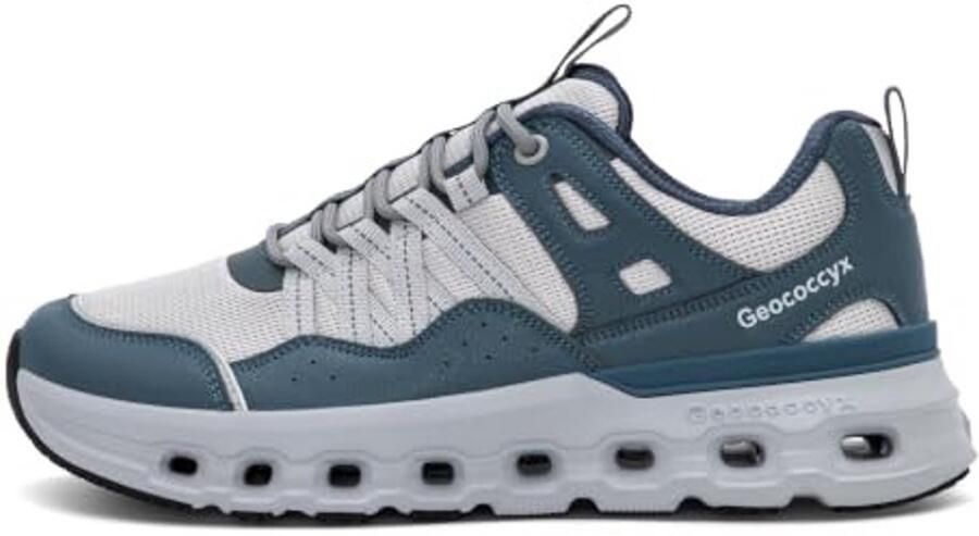Wandelschoenen voor heren Brede teenbox Lichtgrijs